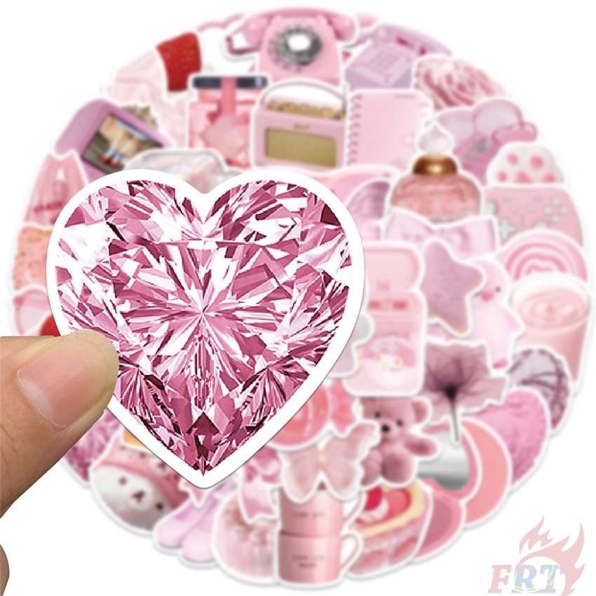 ❉ Miếng Dán Trang Trí Thiết Kế Xinh Xắn Cho Dòng 01 ❉ Bộ 50 Miếng Dán Trang Trí Vali Laptop Ván Trượt DIY Thời Trang