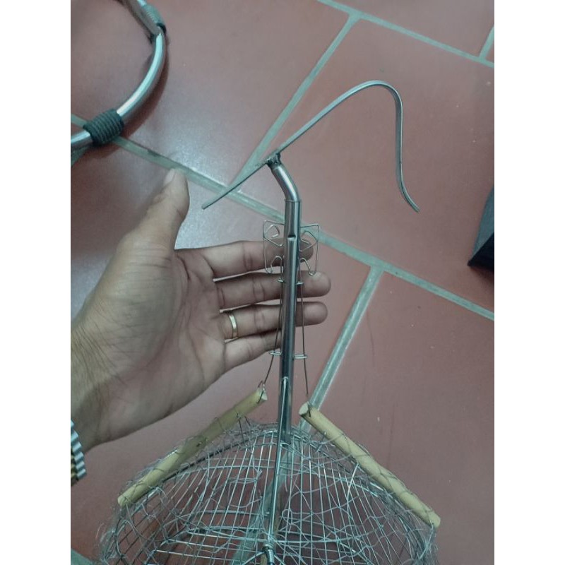 Lồng bẫy chim khuyên inox siêu nhạy cao cấp dáng đẹp - 00x00x00cm