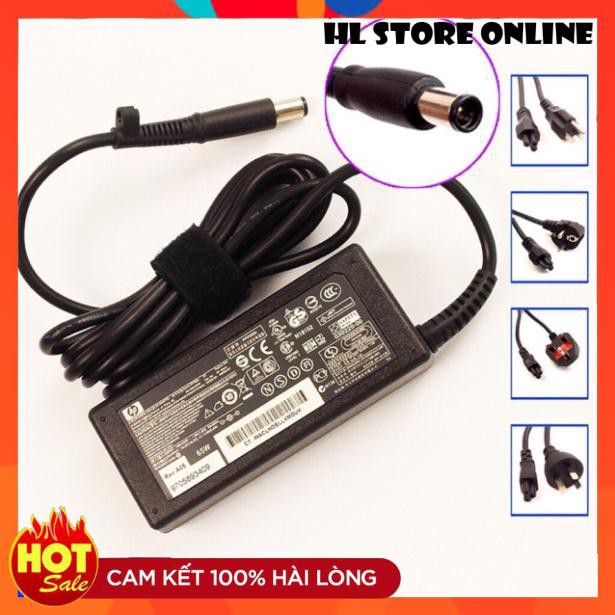 🎁 Cục sạc thay thế dùng cho laptop HP thông số 18.5V-3.5A (65W) chân to