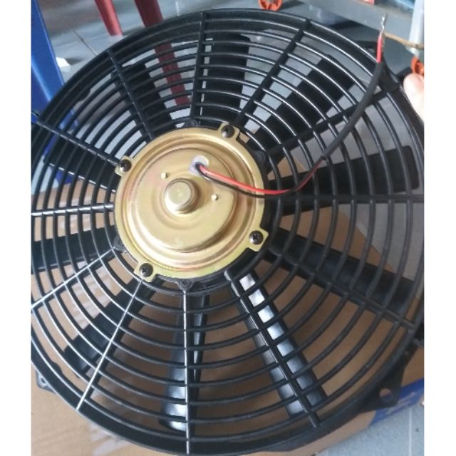 QUẠT TẢN NHIỆT DÀN NÓNG 14"/ 12v và 24v (mô tơ dày)