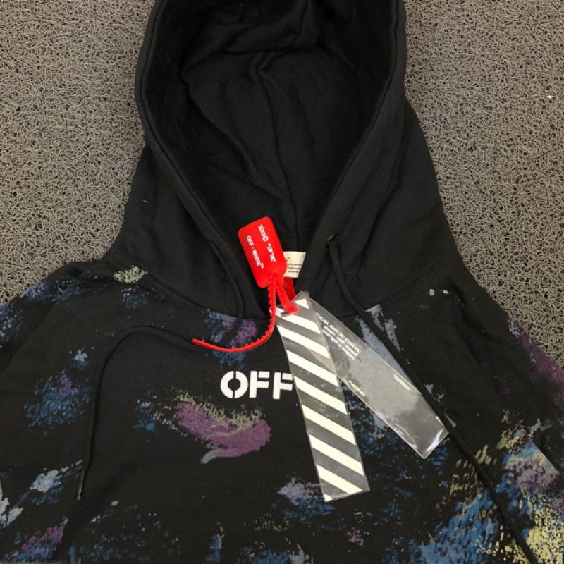 Áo Hoodie Off White Galaxy C / O Virgilabloh Nhập Khẩu Nhật Bản Tỉ Lệ 1: 1