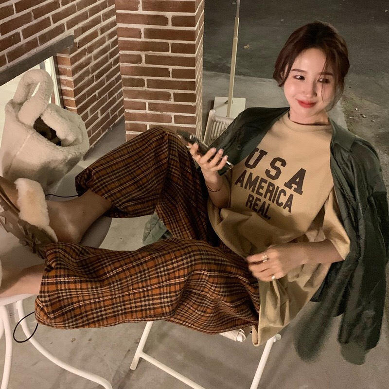 Áo phông nữ form rộng đẹp tay lỡ Quảng Châu APN017