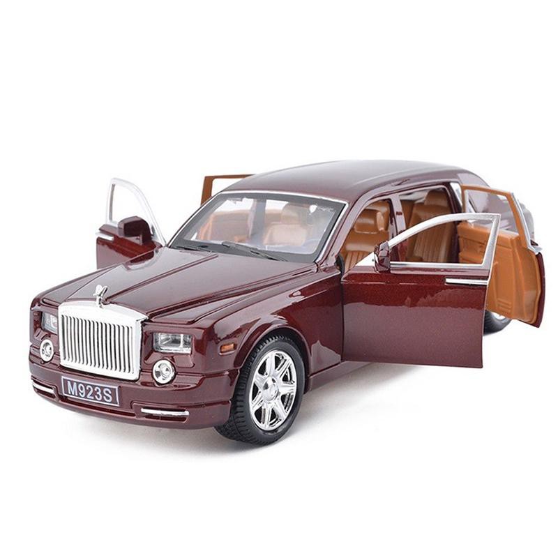 Xe mô hình Rolls-Royce tỉ lệ 1:32 màu đen Chất Liệu Hợp Kim Cao Cấp