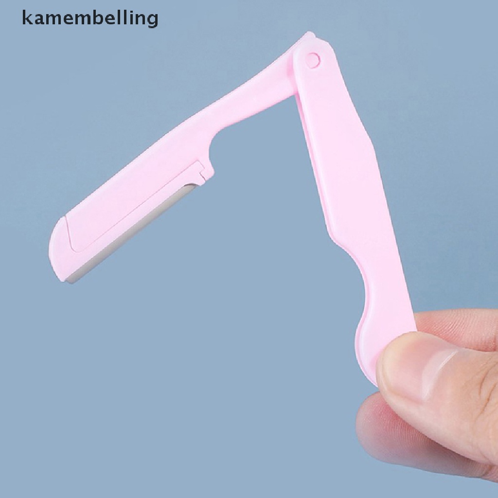 Kamembelling Set 3 Dao Cạo Lông Mày Có Thể Gấp Gọn Tiện Dụng