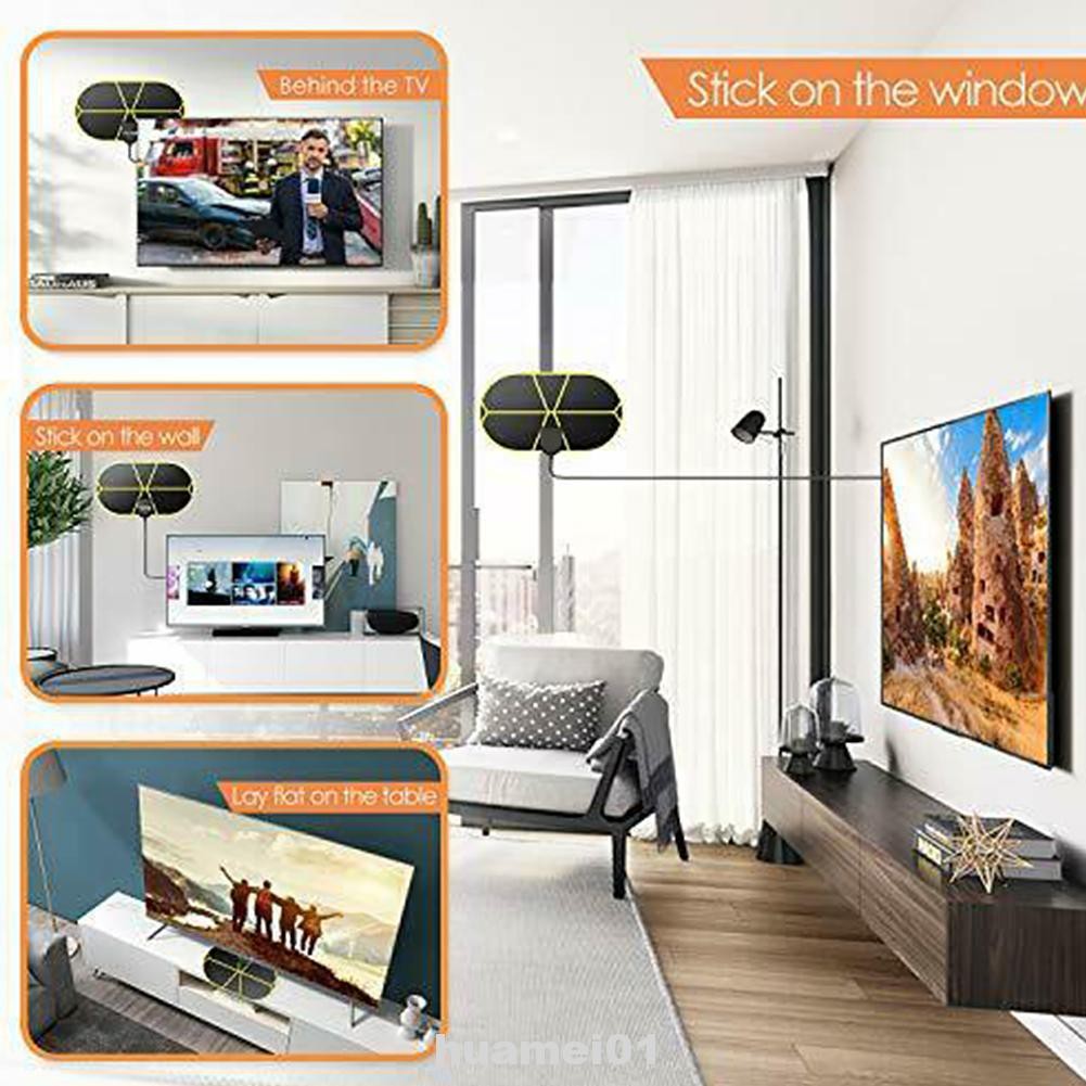 Ăng Ten Khuếch Đại Tín Hiệu Kỹ Thuật Số 4k 1080p Hdtv Khoảng Cách 140 Dặm