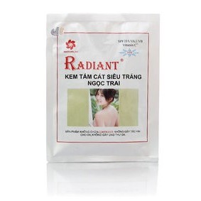 KEM TẮM CÁT SIÊU TRẮNG TINH CHẤT NGỌC TRAI RADIANT