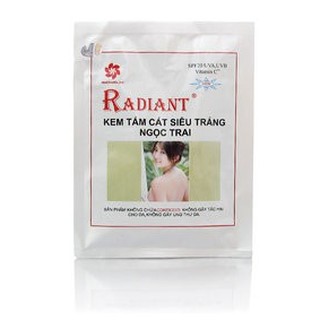 KEM TẮM CÁT SIÊU TRẮNG TINH CHẤT NGỌC TRAI RADIANT