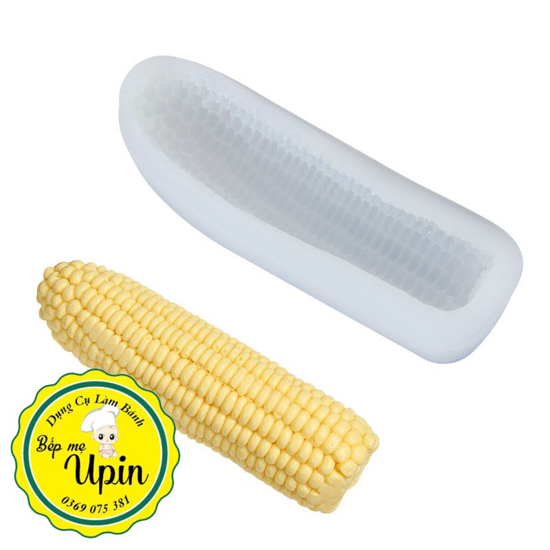 [KHUÔN 4D SALE] Khuôn Silicone Bắp Ngô Khuôn làm bánh