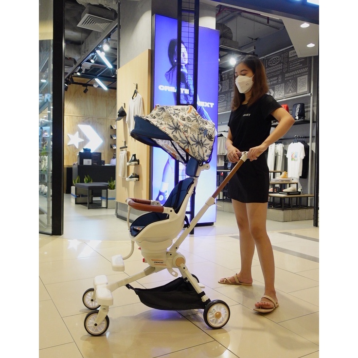 XE ĐẨY ĐẢO CHIỀU GẤP GỌN CÓ CHẾ ĐỘ NGẢ TỰA LƯNG V-BABY X1 &amp; XE ĐẨY GẤP GỌN ĐẢO CHIỀU V7
