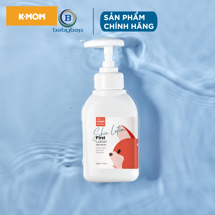 Sữa Dưỡng Ẩm Jojoba Hữu Cơ Cho Bé K-Mom Nhẹ Nhàng Và An Toàn Tuyệt Đối (225ml)