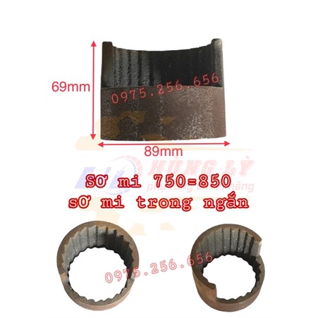 Sơ mi 750=850 trong ngắn  phụ tùng máy nghiền sát máy nông lâm ngư nghiệp Hùng Lỳ