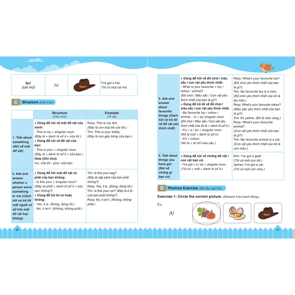 [Mã LIFE2410K giảm 10K đơn 20K] Sách Bài tập bổ trợ toàn diện ngữ pháp và từ vựng tiếng Anh 1 | BigBuy360 - bigbuy360.vn