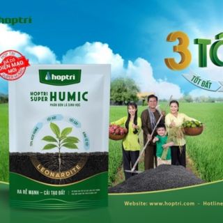 Phân bón lá sinh học Hợp Trí Super Humic 1kg dạng Bột