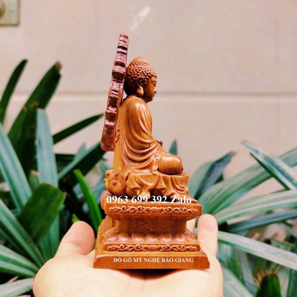 Tượng phật a di đà bằng gỗ