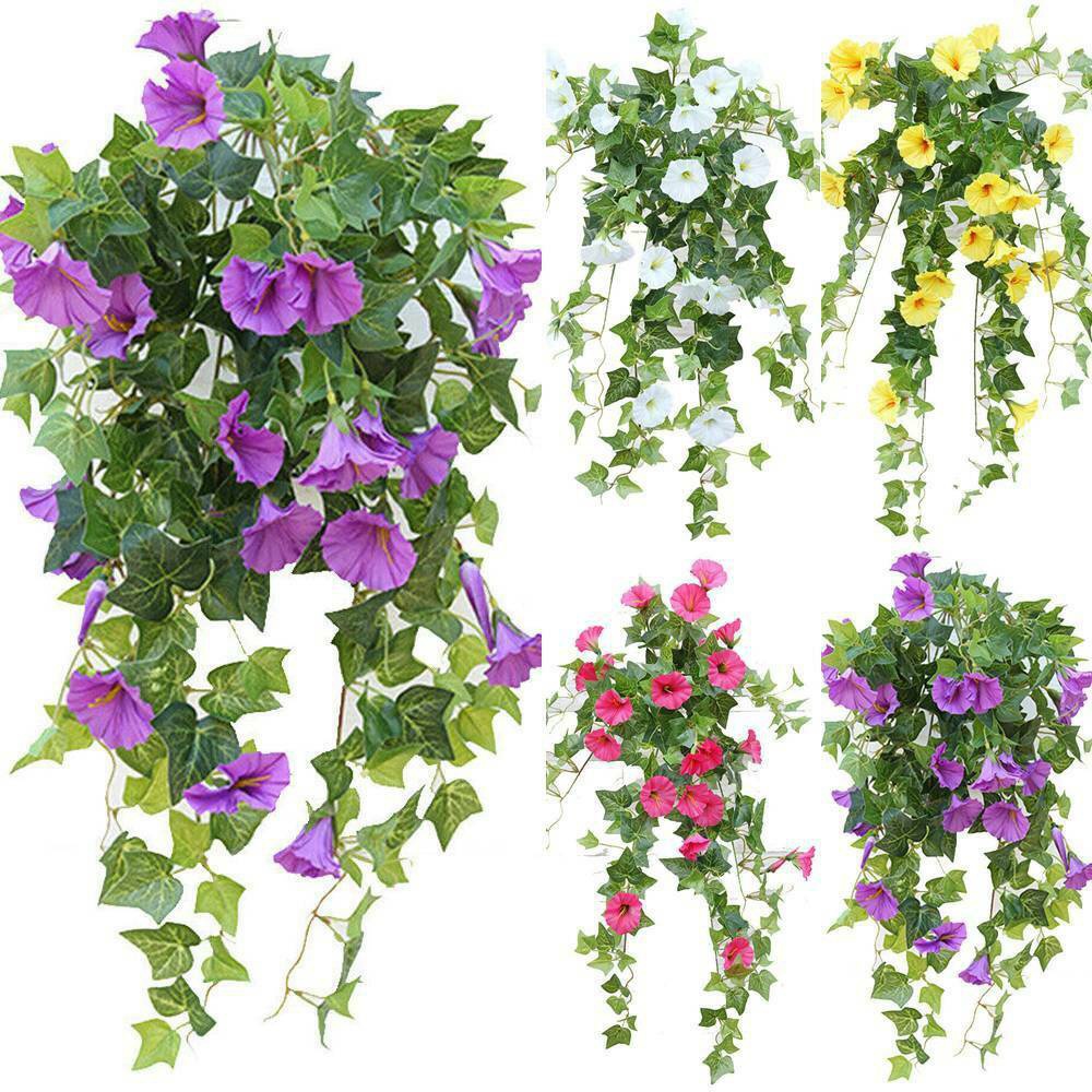 Giỏ Hoa Lan Nhân Tạo 65cm Treo Trang Trí Nhà Cửa / Tiệc Cưới