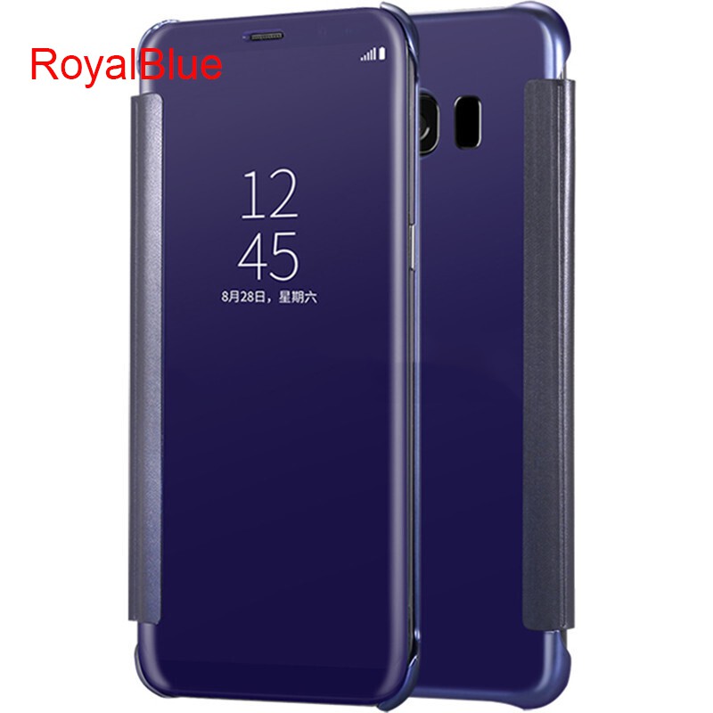 Ốp Lưng Nắp Gập Tráng Gương Cao Cấp Cho Samsung Note 8 Case Samsung Galaxy Note 4 Note 5