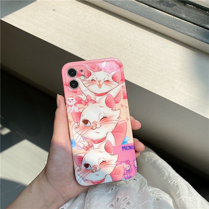 Ốp lưng iPhone iPhone 11 Pro Max / iPhone12 / Ốp lưng iPhone X / iPhone 7 Plus / iPhone 8 / iPhone 6 / iPhone 11 Ốp lưng TPU Mary cat chống rơi