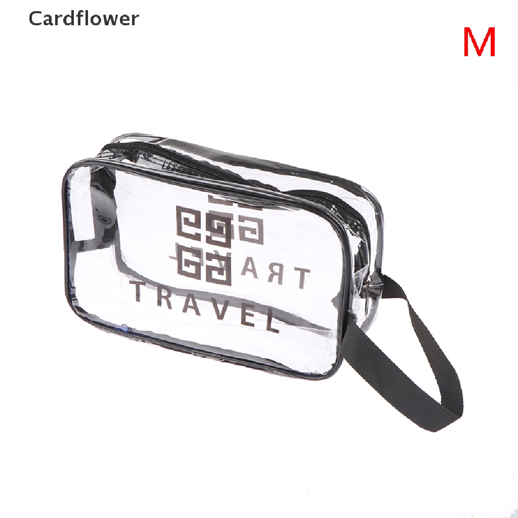 Túi Đựng Mỹ Phẩm Trong Suốt Có Khóa Kéo Tiện Lợi