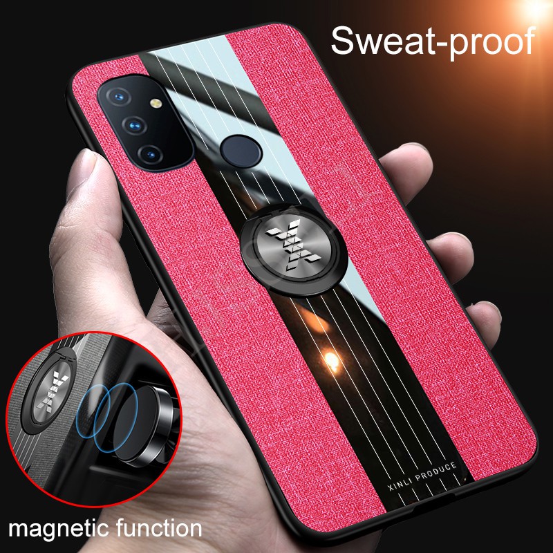 Ốp Điện Thoại Silicone Mềm Có Vòng Đỡ Cho OnePlus Nord N10 5G N 10
