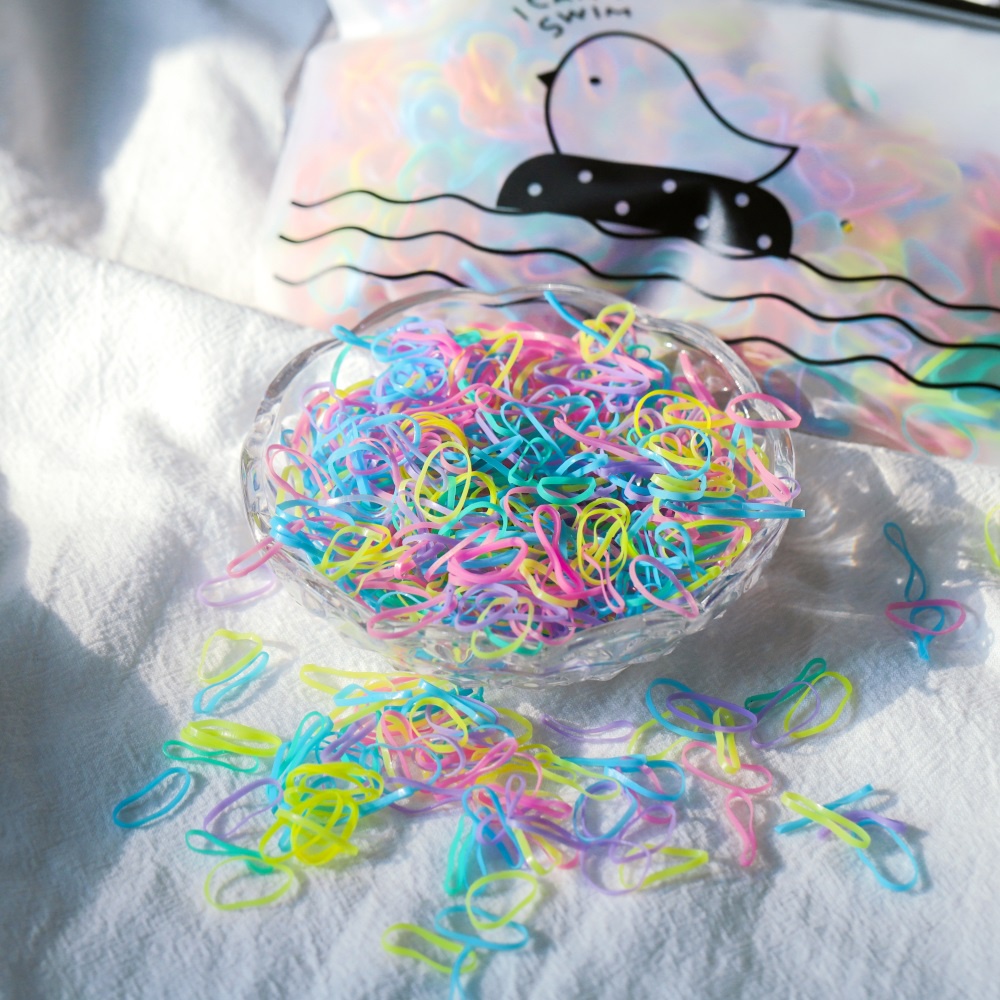 Túi thun cột tóc St.kunkka màu sắc ngọt ngào sử dụng 1 lần co giãn cho bé