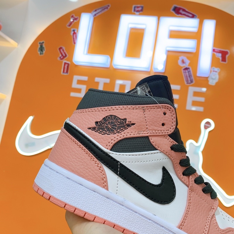 Giày Thể Thao Sneaker JD Hồng Đất Cao Cổ (Ảnh thật + video + full box) Giày Sneaker Nữ Hot Trend