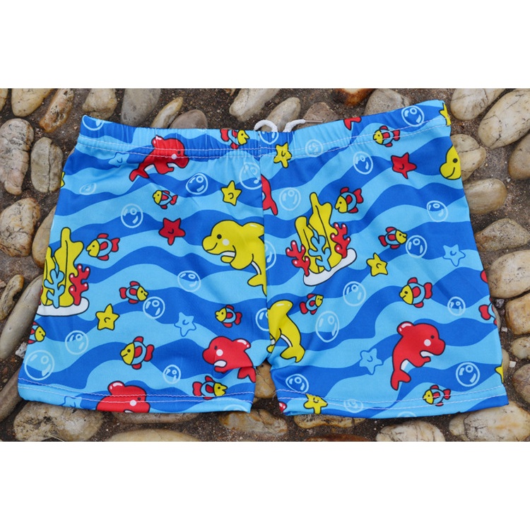 Bikini đồ bơi đi biển quần tắm hoạt hình trẻ trai