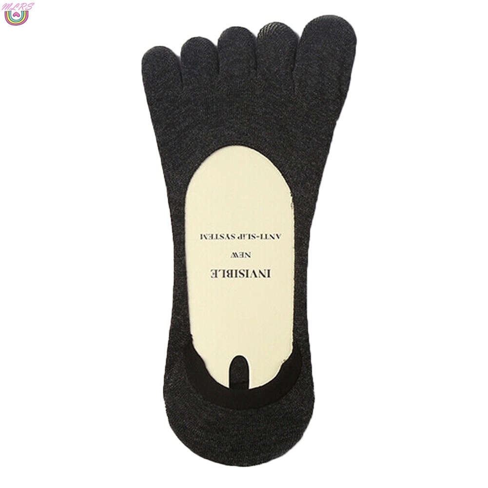 Đôi tất xỏ ngón cotton co giãn chống trượt cho nam