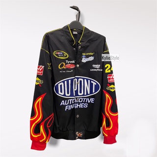 Áo khoác varsity racing Lửa