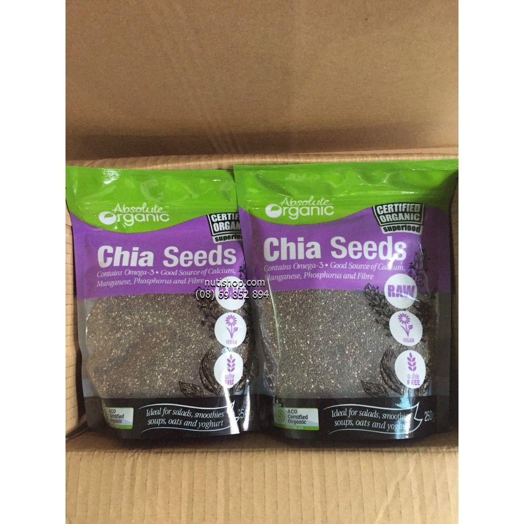 Combo 2 Gói Hạt Chia Úc 250g Cao Cấp | BigBuy360 - bigbuy360.vn