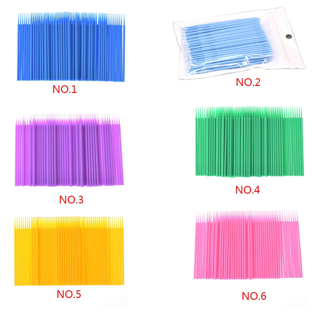 Set 100 tăm bông dùng một lần thiết kế hai đầu tiện dụng