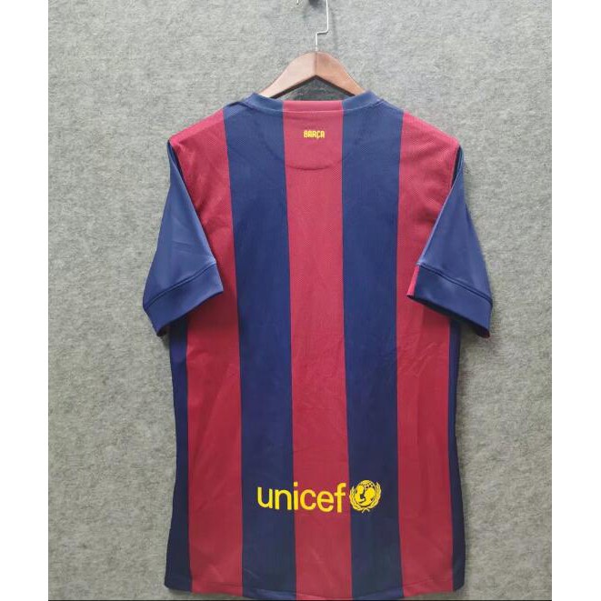 Áo Bóng Đá Kiểu Retro Barcelona 2014 2015 Cá Tính