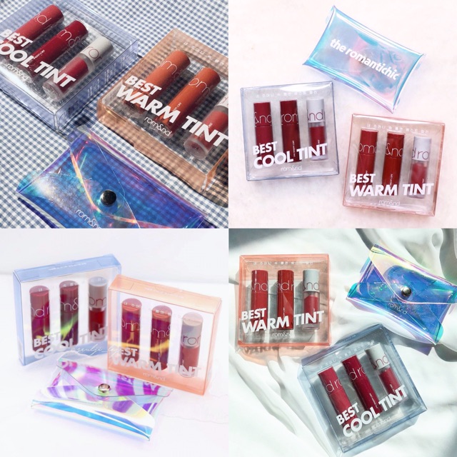 [NEW] Set 3 thỏi son minisize Romand Best Tint Edition 2020 (Có Sẵn)