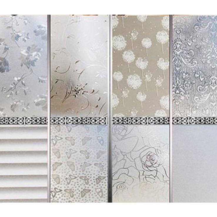 Giấy dán kính họa tiết mờ sáng tạo 45cm X 200cm