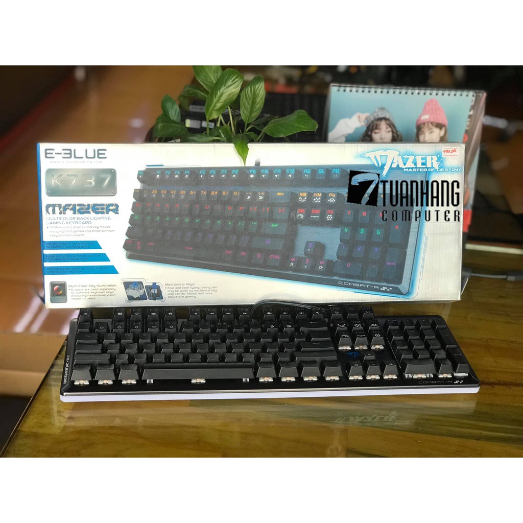 Keyboard Eblue Mazer EKM737 Blue Switchs