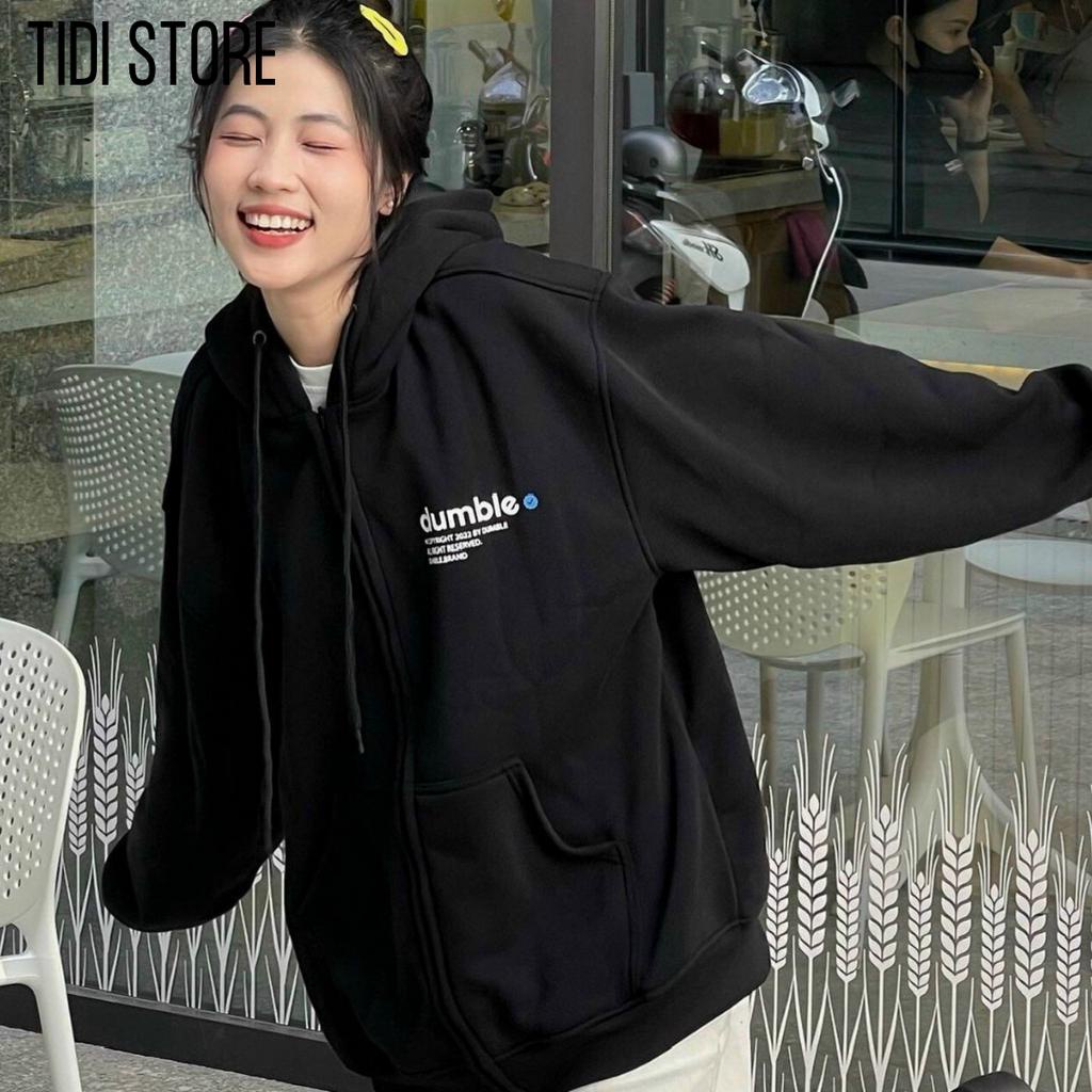 Áo khoác nỉ có mũ nón hoodie kéo khóa vải nỉ bông mềm mịn form rộng đẹp JKN96