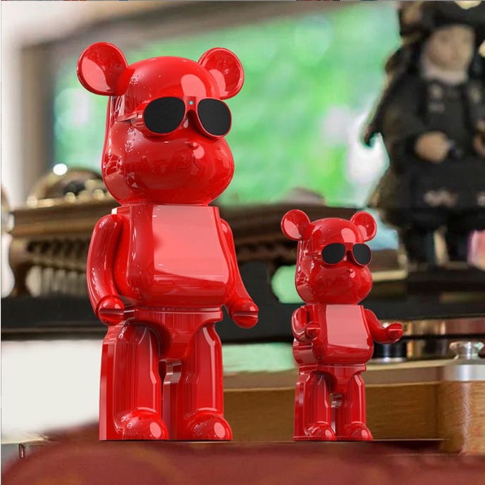 Loa bluetooth hình đầu gấu Bearbrick, loa mini nghe nhạc cực đỉnh màu sắc sang chảnh mẫu mới 2022 - LMN002