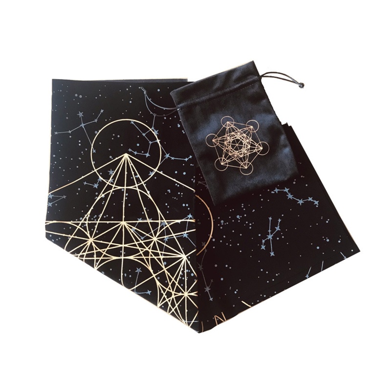 Bộ Bài Tarot Để Bàn Chất Liệu Vải Nhung Nỉ