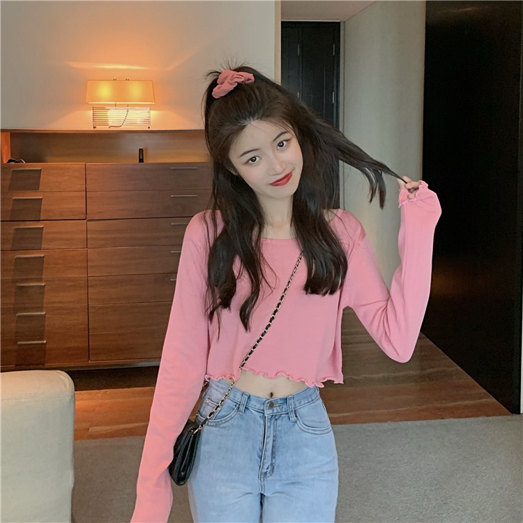 Bộ Áo Croptop Dài Tay 2020 | BigBuy360 - bigbuy360.vn