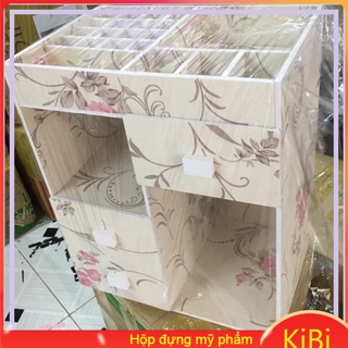 Kệ Đựng Mỹ Phẩm 3 ngăn hoa chất lượng