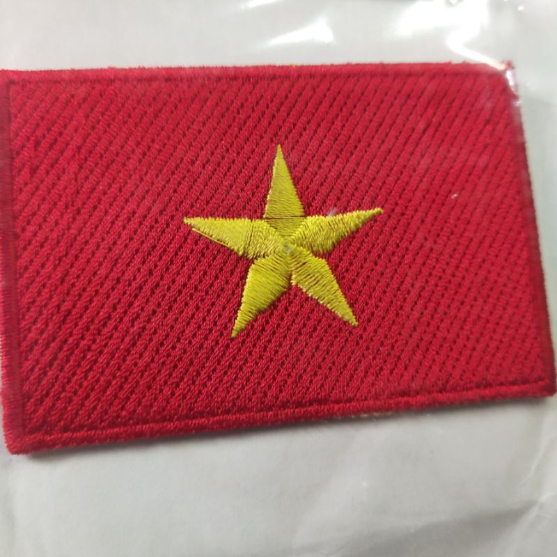 Sticker Ủi Thêu Hình Cờ Việt Nam