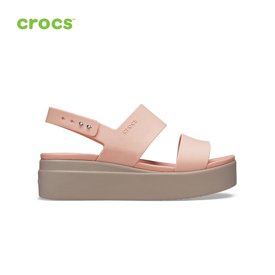 Dép sandal đế xuồng nữ CROCS Brooklyn 206453-6RT