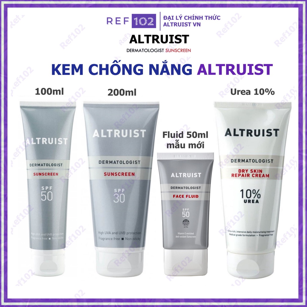 Kem chống nắng Altruist Dermatologist Sunscreen SPF 30 - SPF 50