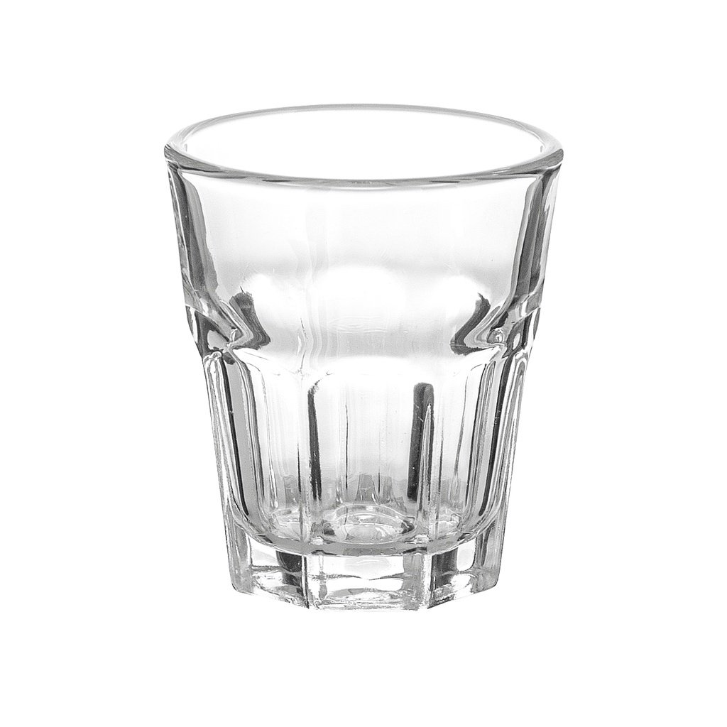 Bộ 6 CỐC UỐNG RƯỢU thủy tinh vát tám cạnh LOTUS GLASS VTC400 trong suốt cao cấp, an toàn