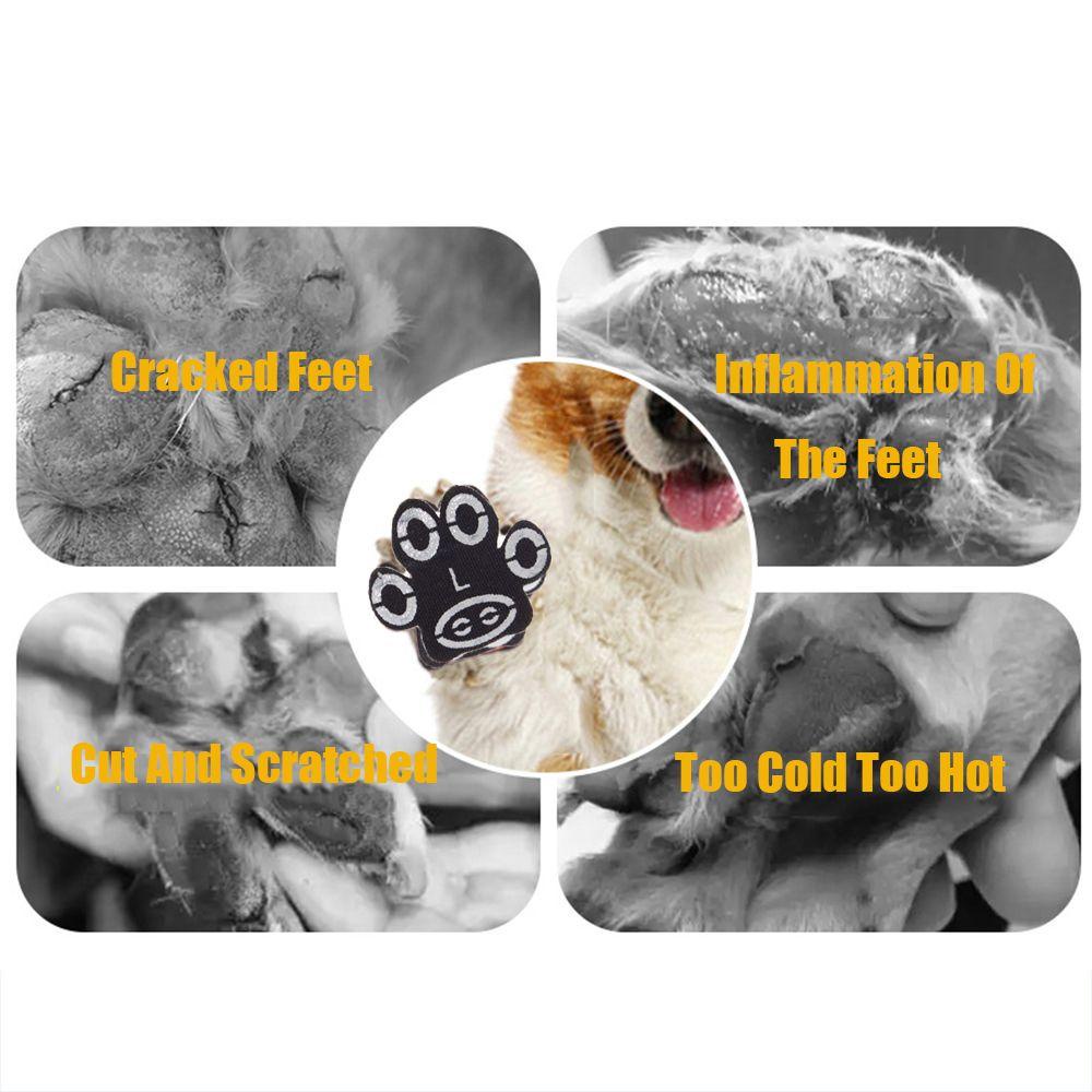 LAYOR1 Bộ 2 Miếng Dán Chân Đi Mưa Chống Trượt Cho Thú Cưng