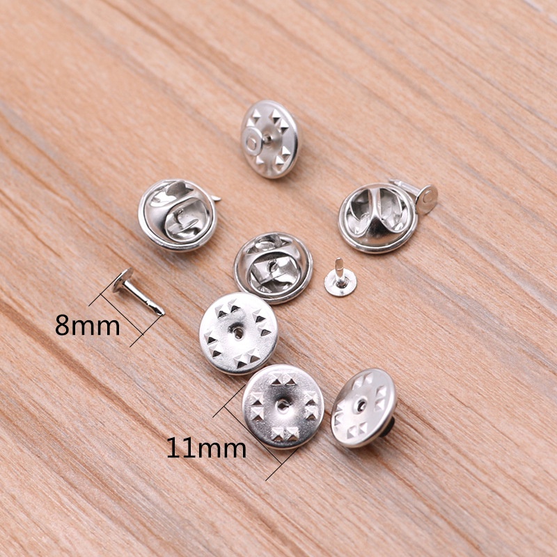 Set 50 Ghim Cài Áo Hình Bướm Bằng Thép Không Gỉ