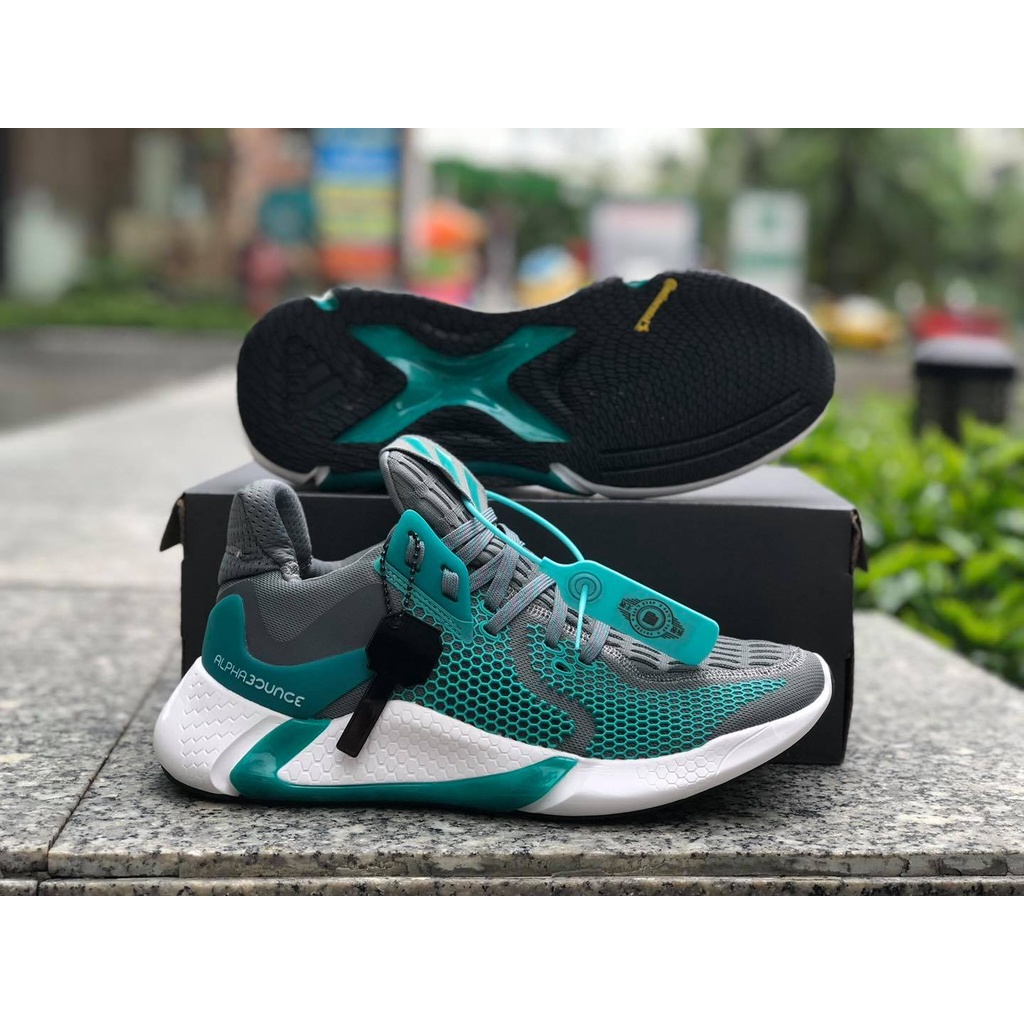 Giày thể thao nam cao cấp Alphalbouce 2020 - Phiên bản mới nhất màu xanh nổi bật Siêu Hot Fullbox