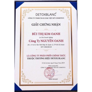 BỘ THẢI ĐỘC MẶT VÀ BODY DETOX BLANC