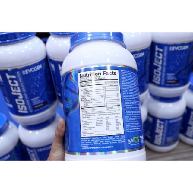 ( Date 9/2021) Whey Isoject Evogen isolate tăng cơ vip nhất