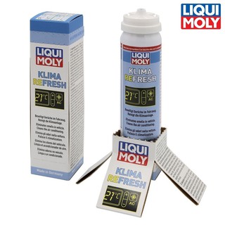 Khử mùi giàn lạnh 75ml Liqui Moly 20000 Climate Refresh Mang lại không khí trong lành, tươi mát,hương thơm dễ chịu.