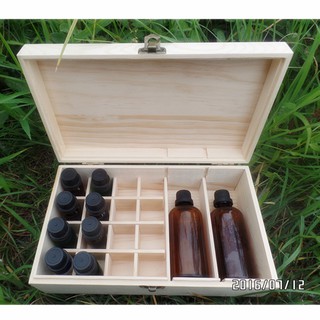 Phụ kiện - Hộp gỗ đựng tinh dầu (cỡ vừa)